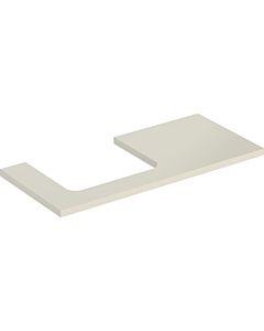 Geberit One vanity top 505304004 105 x 3 x 47 cm, sand-grey/lacquered high gloss, cutout left