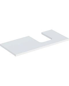 Geberit One Waschtisch-Platte 505314002 105 x 3 x 47 cm, weiß/lackiert matt, Ausschnitt rechts