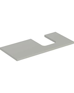 Geberit One Waschtisch-Platte 505314007 105 x 3 x 47 cm, greige/lackiert matt, Ausschnitt rechts