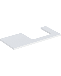 Geberit One plan de lavabo 505324002 105 x 3 x 47 cm, blanc / laqué mat, découpe à droite