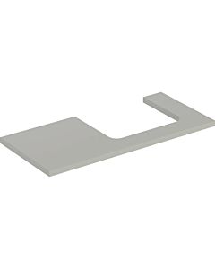 Geberit One vanity top 505324007 105 x 3 x 47 cm, greige/matt lacquered, cutout right