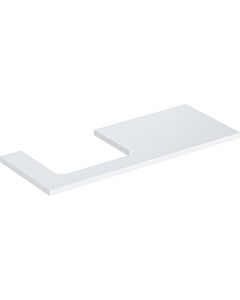 Geberit One vanity top 505305001 120 x 3 x 47 cm, white/lacquered high gloss, cutout left