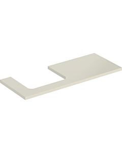 Geberit One vanity top 505305004 120 x 3 x 47 cm, sand-grey/lacquered high gloss, cutout left