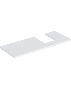 Geberit One plan de lavabo 505315002 120 x 3 x 47 cm, blanc / laqué mat, découpe à droite