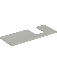 Geberit One vanity top 505315007 120 x 3 x 47 cm, greige/matt lacquered, cutout right