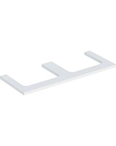 Geberit One Waschtisch-Platte 505345002 120 x 3 x 47 cm, weiß/lackiert matt, Ausschnitt zweifach