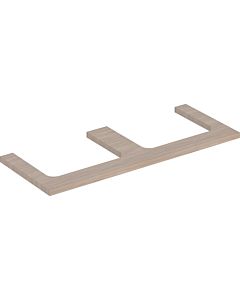 Geberit One Vanity top 505345005 120 x 3 x 47 cm, oak/melamine wood structure, double cut-out