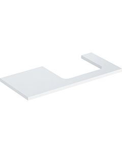 Geberit One vanity top 505324001 105 x 3 x 47 cm, white/lacquered high gloss, cutout right