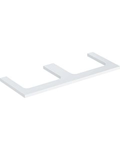 Geberit One Waschtisch-Platte 505345001 120 x 3 x 47 cm, weiß/lackiert hochglänzend, Ausschnitt zweifach