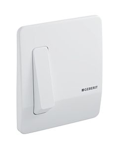 Geberit Abdeckpl. mit Betätigung, Chromstahl 240121001 mit pneumatischer Spülauslösung, gebü.