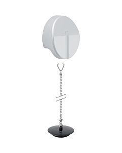 Geberit rosette with stopper and chain for 255108001 bathtub drain
