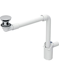 Geberit Waschbeckenablauf 152092211 Ø 40 mm, freier Auslauf und Ventilabdeckung, hochglanz-verchromt