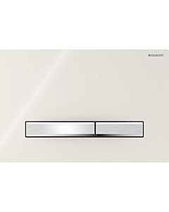 Geberit Sigma 50 Square Actuator plate 115788JL2 Cover plate sand-grey, plate/button chrome-plated, for dual flush