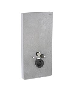 Geberit Monolith Wand-WC-Modul 131022JV5 Bauhöhe 101cm, Front betonoptik, Seite aluminium