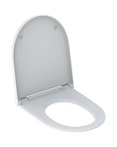 Geberit One WC siège 243989JT2 housse design chromé , blanc mat