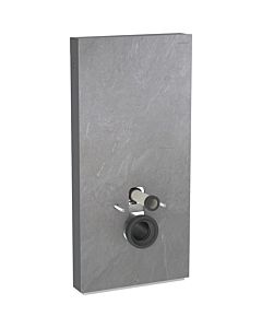 Geberit Monolith Wand-WC-Modul 131022005 Bauhöhe 101cm, Front schieferoptik, Seite aluminium schwarzchrom