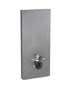 Geberit Monolith Wand-WC-Modul 131031005 Bauhöhe 114cm, Front schieferoptik, Seite aluminium schwarzchrom