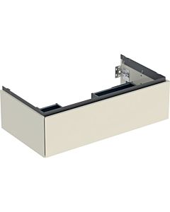 Geberit One vanity unit 505073004 88.8 x 50.4 x 47 cm, sand-grey/lacquered high gloss, 2000 drawers