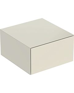 Geberit One Seitenschrank 505078004 45x24,5x47cm, 1 Schubladen, sand-grau/lackiert hochglänzend
