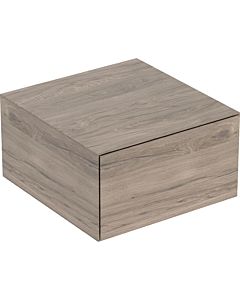 Geberit armoire d&#39;appoint One 505078006 45x24,5x47cm, tiroirs 2000 , structure en noyer hickory/mélamine