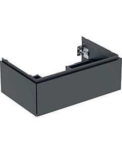 Geberit One Waschtisch-Unterschrank 505072008 74 x 50,4 x 47 cm, mattschwarz, 1 Schubladen