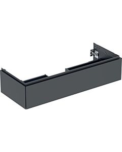 Geberit meuble sous-vasque One 505075008 118,4 x 50,4 x 47 cm, noir mat, tiroirs 2000