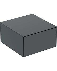 Geberit One side cabinet 505078008 45x24.5x47cm, 2000 drawers, matt black