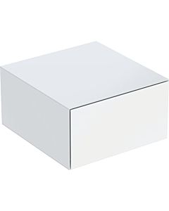 Geberit One Seitenschrank 505078001 45x24,5x47cm, 1 Schubladen, weiß/lackiert hochglänzend