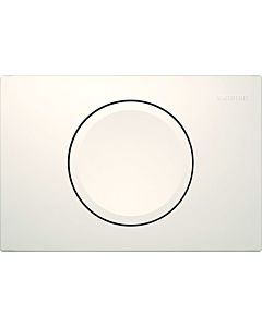 Geberit Delta 15 Round actuator plate 115120115 white-alpine, for flush-stop-flush