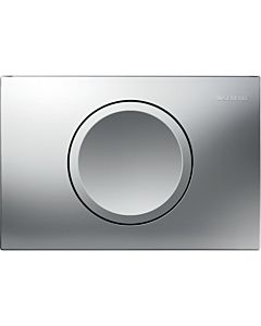Geberit Delta 15 Round actuator plate 115120465 matt chrome, for flush-stop-flush