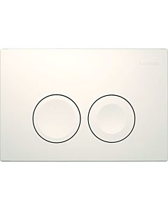 Geberit Delta 25 Round actuator plate 115125115 alpine white, for dual flush