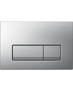 Geberit Delta 50 Square Betätigungsplatte 115105465 mattverchromt, für 2-Mengen-Spülung