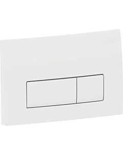 Geberit Delta 50 Square Plaque d&#39;actionnement 115105115 blanc -alpine, pour double chasse
