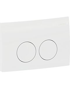 Geberit Delta 25 Round actuator plate 115125115 alpine white, for dual flush