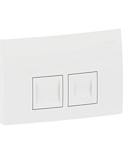 Geberit Delta 25 Square actuator plate 115135115 alpine white, for dual flush