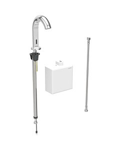 Geberit Piave Infrarot-Waschtischarmatur 116165211 Standmontage, Generatorbetrieb, AP-Funktionsbox, hochglanz-verchromt, ohne Mischer