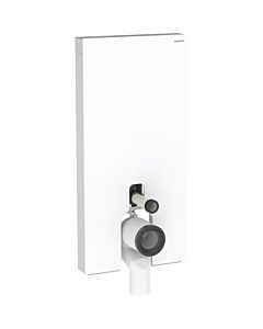 Geberit Monolith stand- WC -module 131003SI5 white glass, height 101 cm