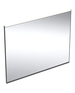 Geberit Option Plus Square light mirror 502783141 90 x 70 cm, black matt/anodized aluminum, direct/indirect lighting