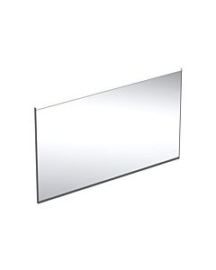 Geberit Option Plus Square miroir lumineux 502785141 120 x 70 cm, noir mat/aluminium anodisé, éclairage direct/indirect