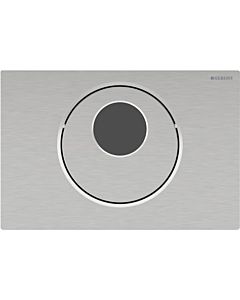 Geberit WC control 115890SN6 mains operation, dual flush, brushed stainless steel
