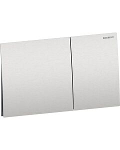 Geberit Sigma 70 Square Plaque de commande 115622FW1 pour double chasse, acier inoxydable brossé