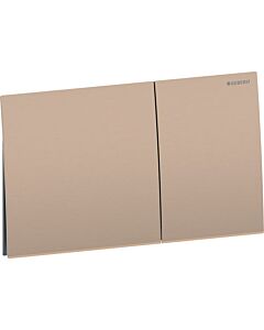Geberit Sigma 70 Square Actuator plate 115622QB1 for dual flush, rose gold