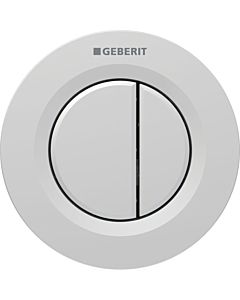 Geberit WC control 116042JQ1 pneumatic, dual flush, plastic, matt chrome