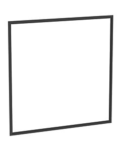 Geberit One cover frame 505845003 120 cm, black matt/aluminium powder-coated, flush-mounted
