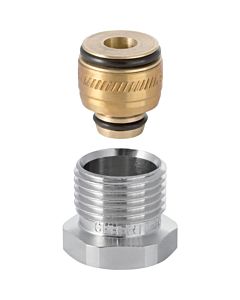 Geberit Mepla connection fitting 641515001 Ø 16xG 1/2, with AG, for radiator Heimeier