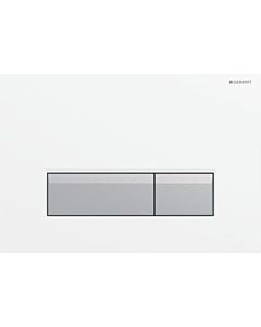 Geberit Sigma40 plaque blanc 242601KQ1 blanc / alu. geb, f 2 pièces, m. Goûtez.