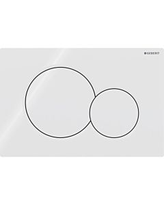 Geberit Sigma 01 Betätigungsplatte 115770115 weiss, für 2-Mengen-Spülung