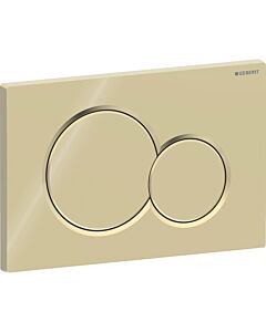 Geberit Sigma 01 Round Betätigungsplatte 115770DT5 edelmessing, für UP 320