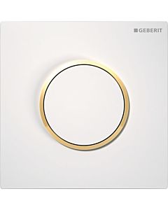 Geberit Hytouch Urinalsteuerung Typ 10 116015KK1 pneumatisch, weiß/vergoldet
