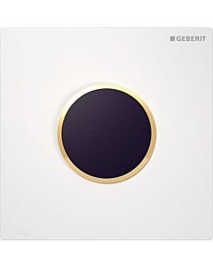 Geberit cover plate HyTronic UR Sigma10 241925KK1 for UR- Strg. from 2009, white / gold